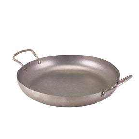 GenWare Vintage Steel Deep Paella Pan 32cm - Pack 6