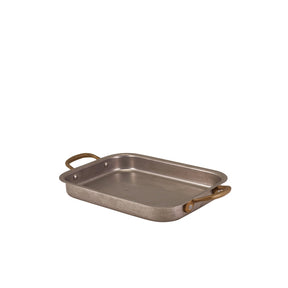 GenWare Vintage Steel Deep Tray 27.5 x 20.25cm - Pack 3