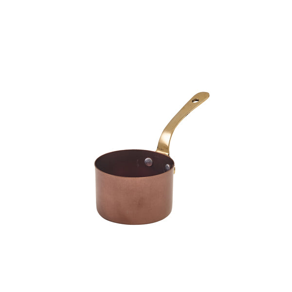 GenWare Copper Vintage Steel Mini Sauce Pan 7.8 x 4.5cm - Pack 6