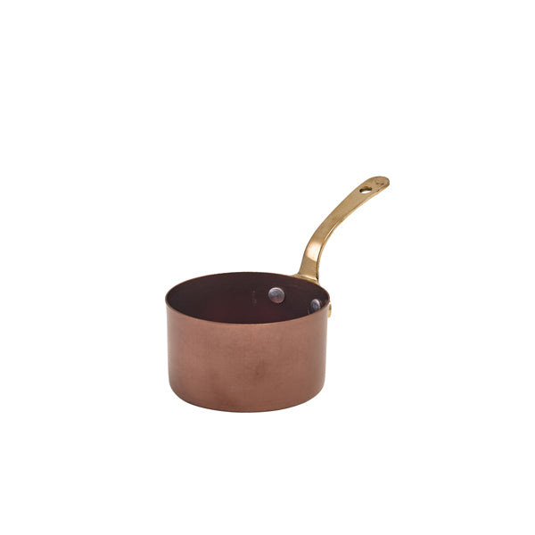 GenWare Copper Vintage Steel Mini Sauce Pan 9 x 5.25cm - Pack 6