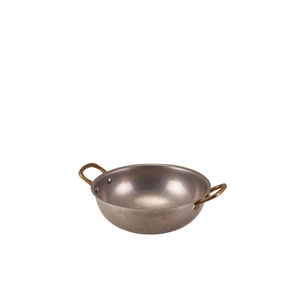 GenWare Vintage Steel Mini Wok 17cm - Pack 6
