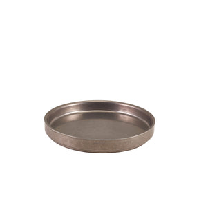 GenWare Vintage Steel Presentation Plate 18cm - Pack 6