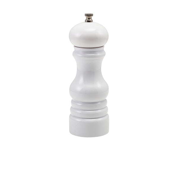 GenWare Salt Or Pepper Grinder White 17.5cm - Pack 6