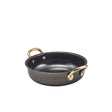 GenWare Black Vintage Steel Round Dish 15.5 x 4cm - Pack 6