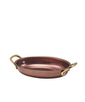 GenWare Copper Vintage Steel Oval Dish 16.5 x 12.5cm - Pack 6