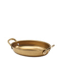 GenWare Gold Vintage Steel Oval Dish 16.5 x 12.5cm - Pack 6