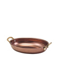 GenWare Copper Vintage Steel Oval Dish 20.75 x 15.75cm - Pack 6