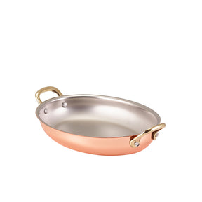GenWare Copper Plated Oval Dish 20.75 x 15.75cm - Pack 6