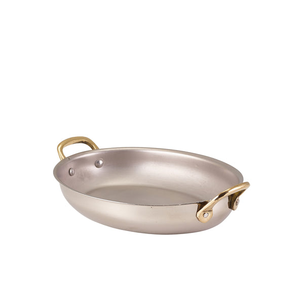 GenWare Stainless Steel Oval Dish 20.75 x 15.75cm - Pack 6