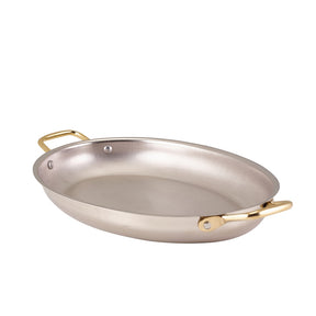 GenWare Stainless Steel Oval Dish 30 x 21cm - Pack 3