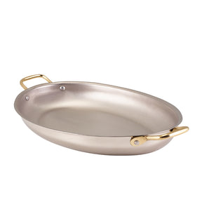 GenWare Stainless Steel Oval Dish 34 x 23cm - Pack 3