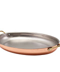 GenWare Copper Plated Oval Dish 37.5 x 26cm - Pack 3