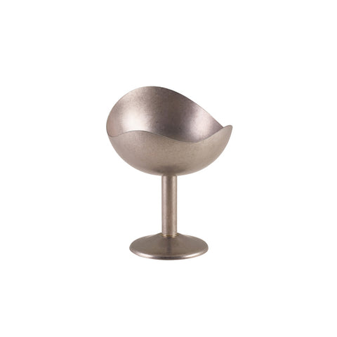 GenWare Vintage Steel Curved Bowl Sundae Cup - Pack 12