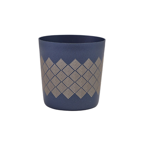 GenWare Metallic Blue Diamond Serving Cup 8.5 x 8.5cm - Pack 12