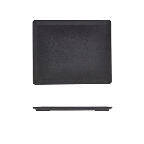 GenWare Melamine Black Tableau Platter GN 1/2 - Pack 1