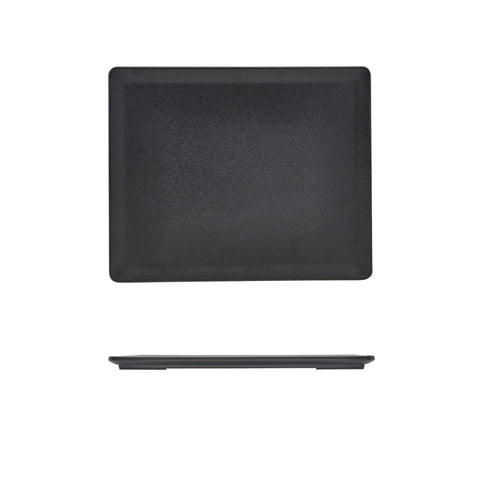 GenWare Melamine Black Tableau Platter GN 1/2 - Pack 1