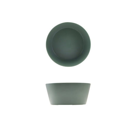 GenWare Melamine Green Tableau Conical Buffet Bowl 22 x 10cm - Pack 1