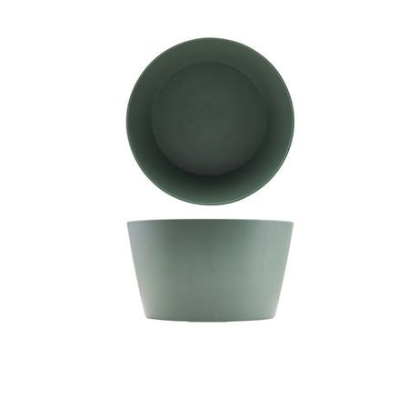 GenWare Melamine Green Tableau Conical Buffet Bowl 26.5 x 15cm - Pack 1