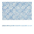 GenWare Melamine Blue Talavera GN 1/1 Slab 53 x 32.5cm - Pack 1
