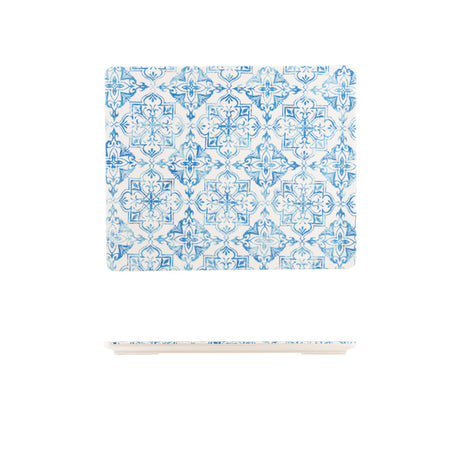 GenWare Melamine Blue Talavera GN 1/2 Platter - Pack 1