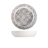 GenWare Melamine Grey Talavera Buffet Bowl 35 x 7.5cm - Pack 1