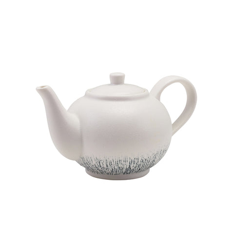 Sereno Porcelain Strato Teapot 45cl/15.75oz - Pack 6