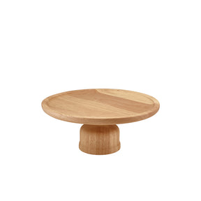 GenWare FSC 100% Hevea Wood Cake Stand - Pack 1