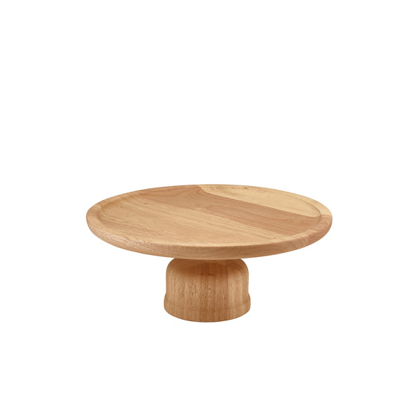 GenWare FSC 100% Hevea Wood Cake Stand - Pack 1