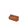 GenWare Acacia Wood Menu Stand 2 Slot - Pack 1