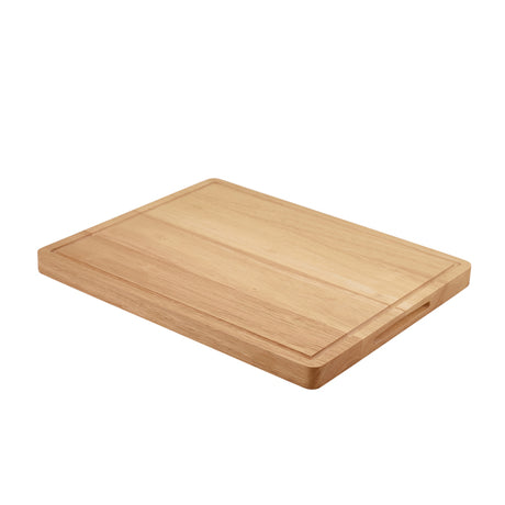 Genware FSC 100% Hevea Wood Serving Board GN 1/2 - Pack 1