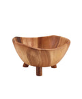 GenWare Acacia Wood Tripod Bowl 25cm - Pack 1