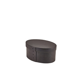 GenWare Black Wood Veneer Oval Bread Box - Pack 1
