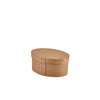GenWare Light Wood Veneer Oval Bread Box - Pack 1