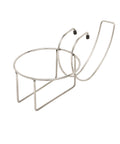 Chrome Plated Table Edge Bucket Holder