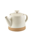 GenWare Kava White Stoneware Teapot 48cl/ 16.8oz