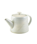 Terra Porcelain Pearl Teapot 50cl/ 17.6oz