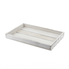 Genware White Wash Wooden Crate 35 x 23 x 4cm