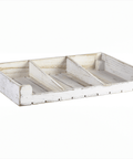 White Wash Wooden Display Crate