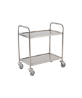 S/St. Trolley 85.5L X 53.5W X 93.3H-2 Shelves