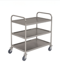 S/St. Trolley 85.5L X 53.5W X 93.3H 3 Shelves