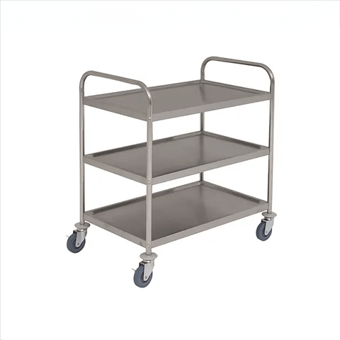 S/St. Trolley 85.5L X 53.5W X 93.3H 3 Shelves