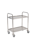 Fully Welded S/St. Trolley - 2 Shelves