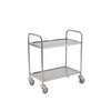 Fully Welded S/St. Trolley - 2 Shelves