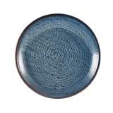 Terra Porcelain Aqua Blue Deep Coupe Plate 28cm