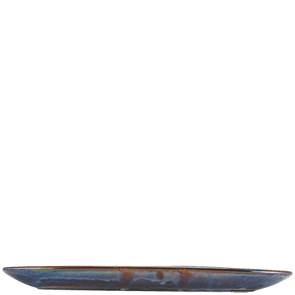 aqua blue terra porcelain plate