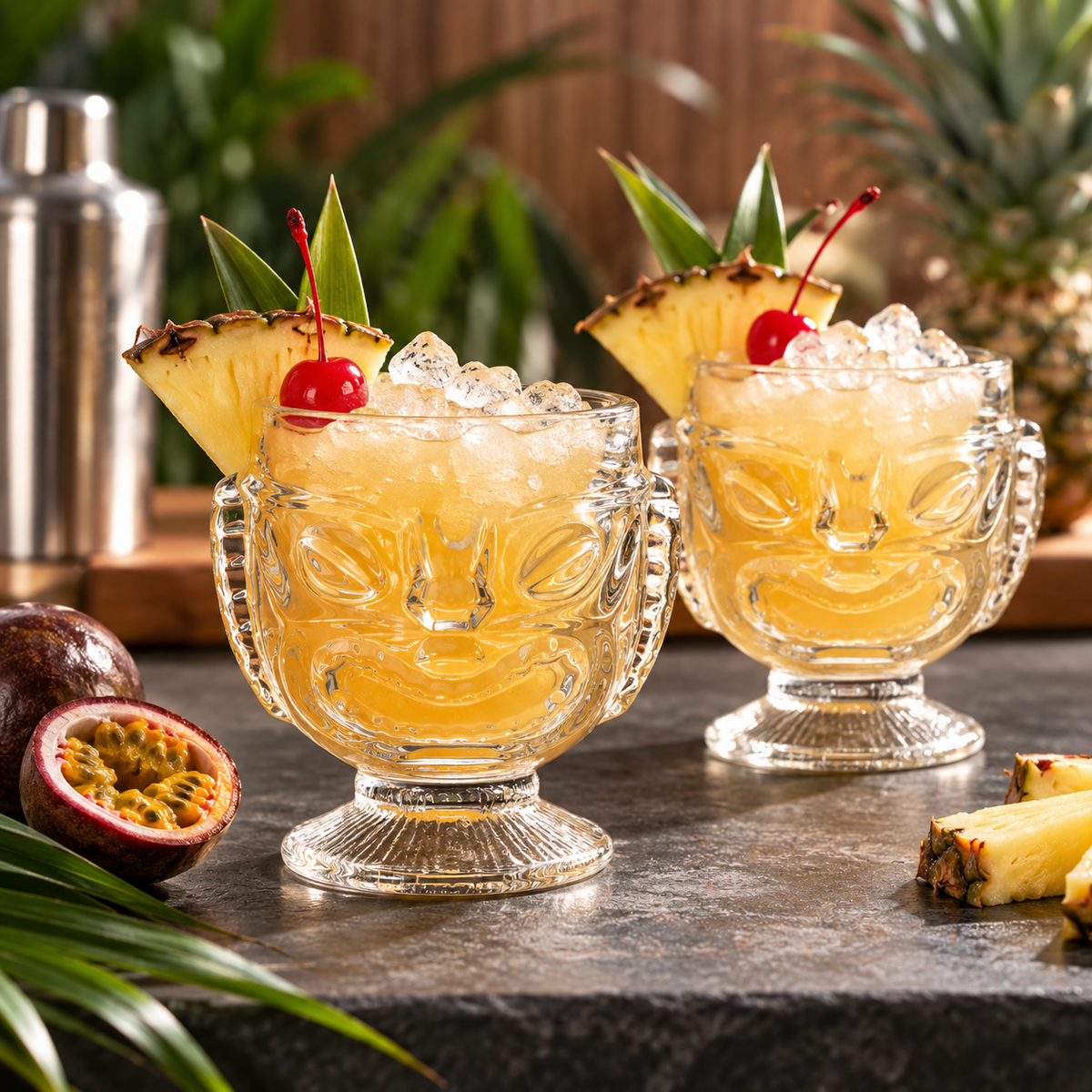 CLEARANCE - Tiki Cocktail Glass 14oz - Pack of 2