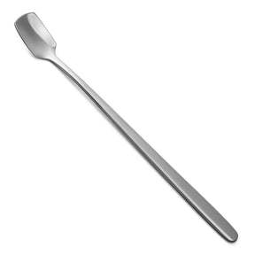 A 15cm stainless steel cocktail sampling spoon with a polished finish.