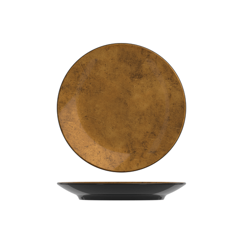 Copper/Black Utah Melamine Plate 26cm