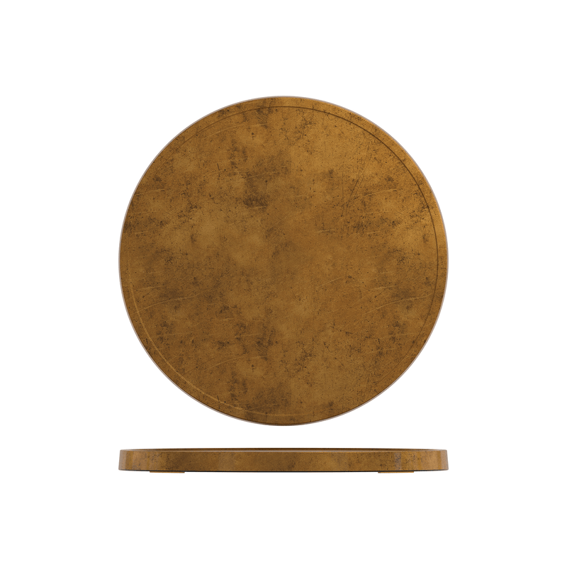 Copper Utah Melamine Round Slab 28.5cm