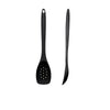 Black Silicone Slotted Spoon 30cm